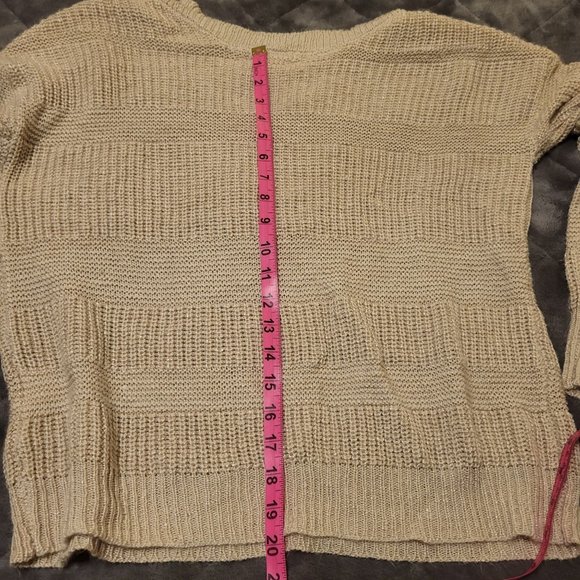Olive & Oak Women's Knit Sweater, Beige Brown, Medium - Picture 8 of 9